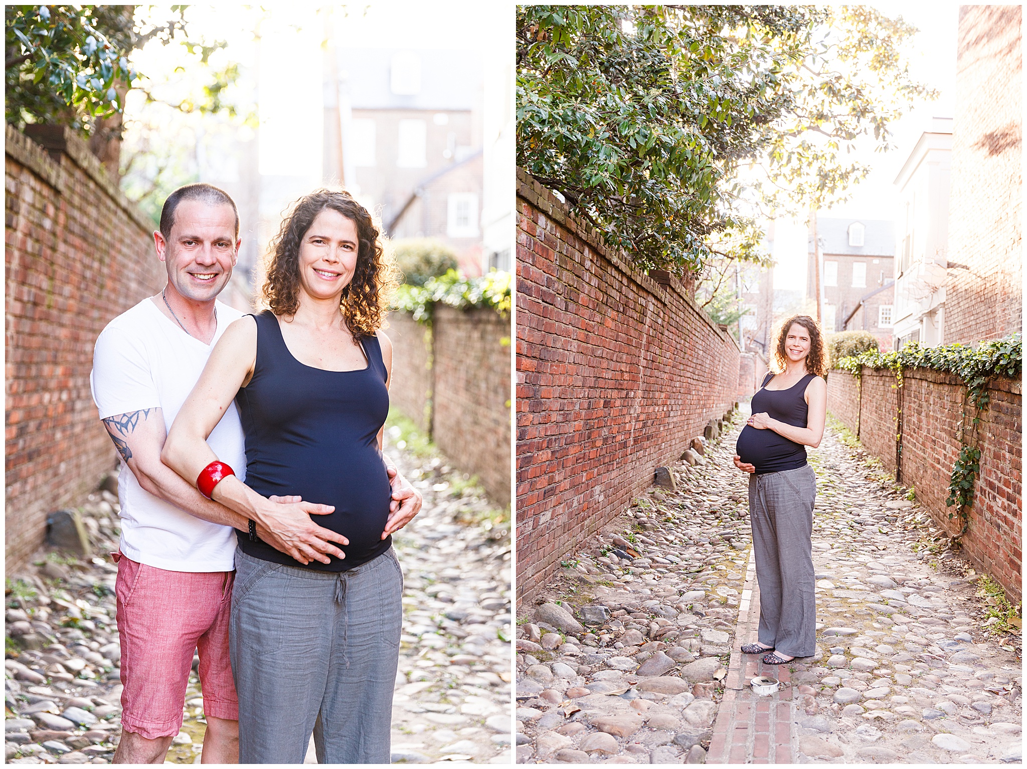Maternity Session in Old Town Virginia with Kofmehl Photography 