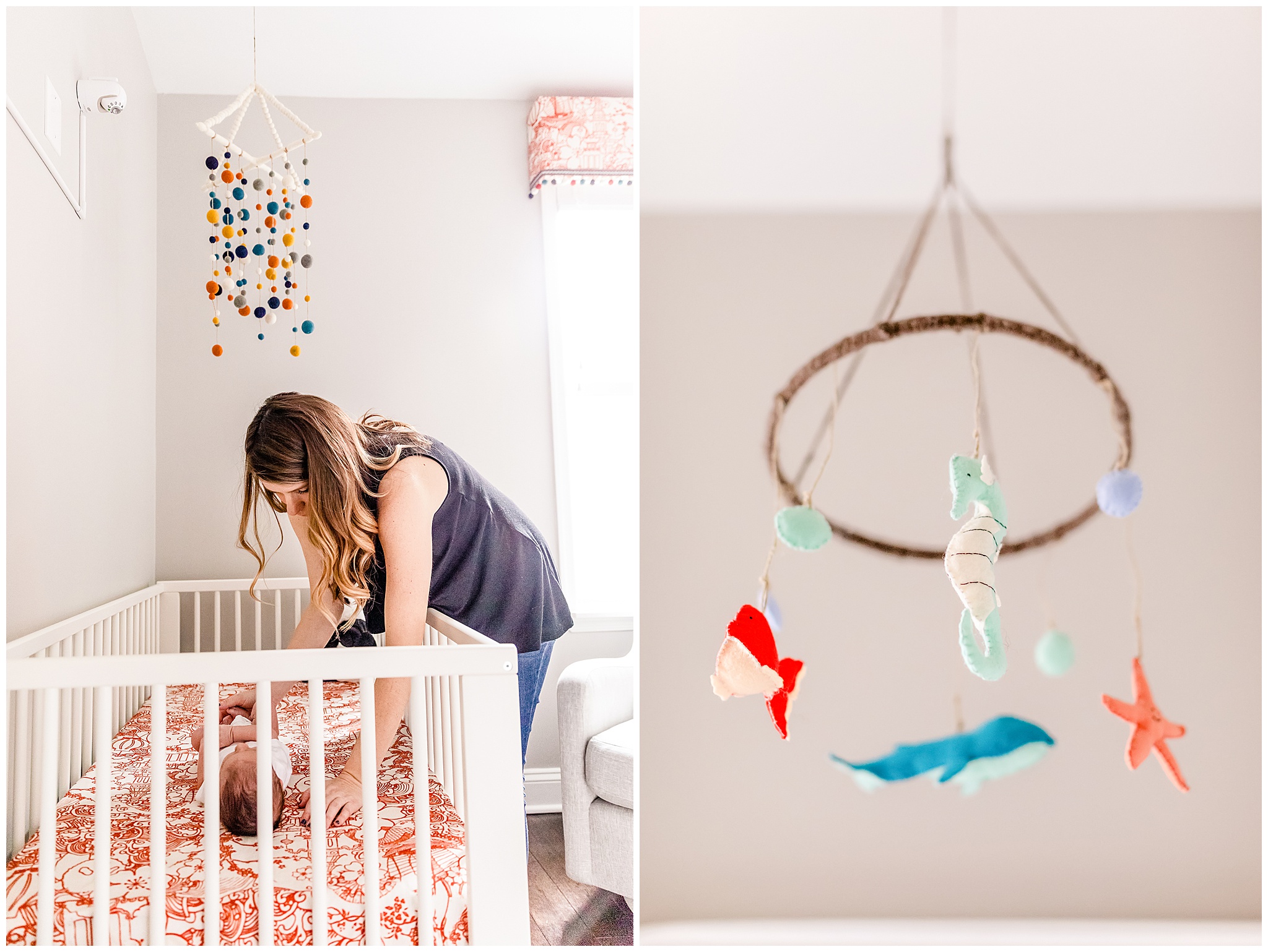 Beautiful Nursery at Newborn In Home Session by Kofmehl Photography