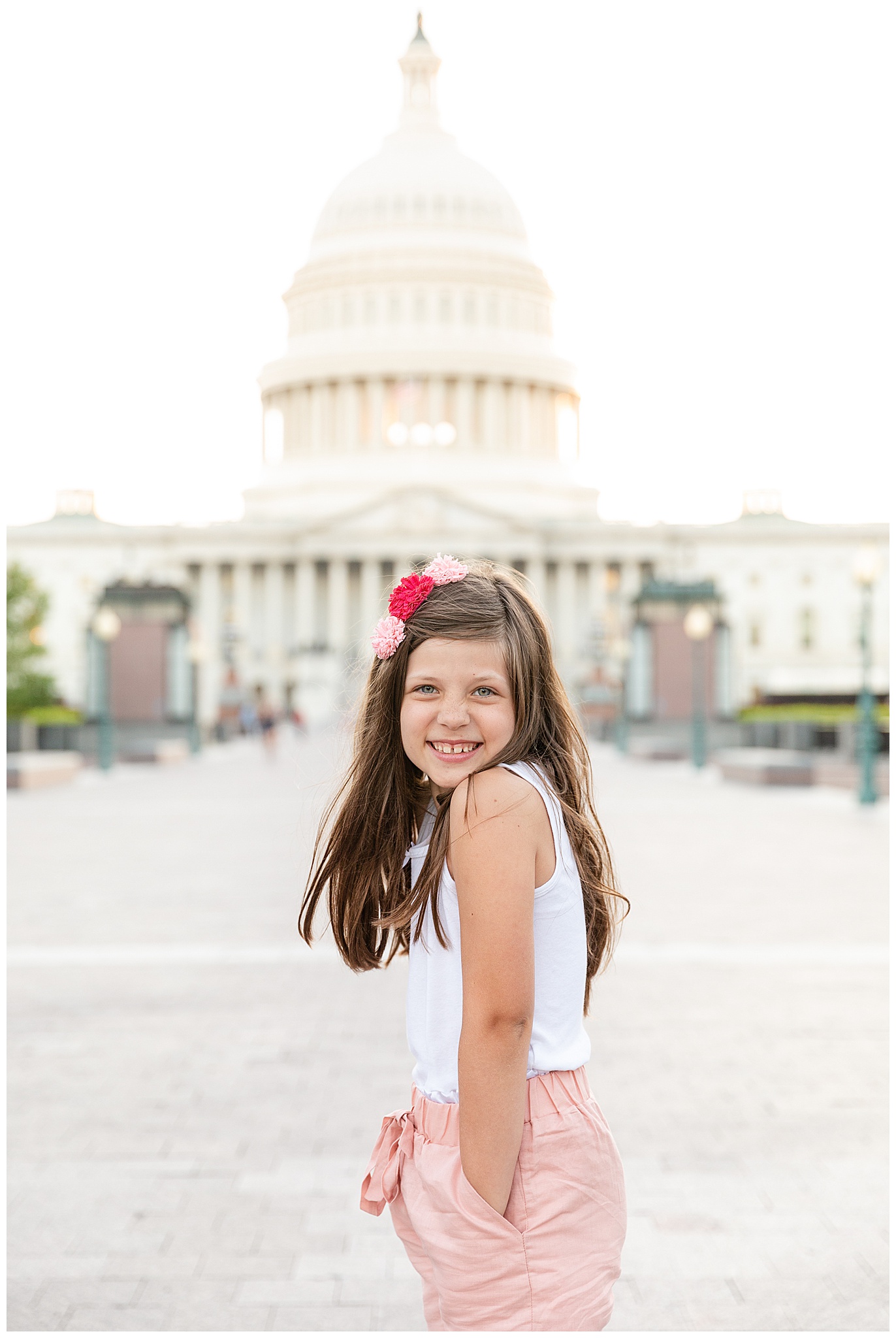 Beautiful Children's Portrait at the Capitol by Kofmehl Photography