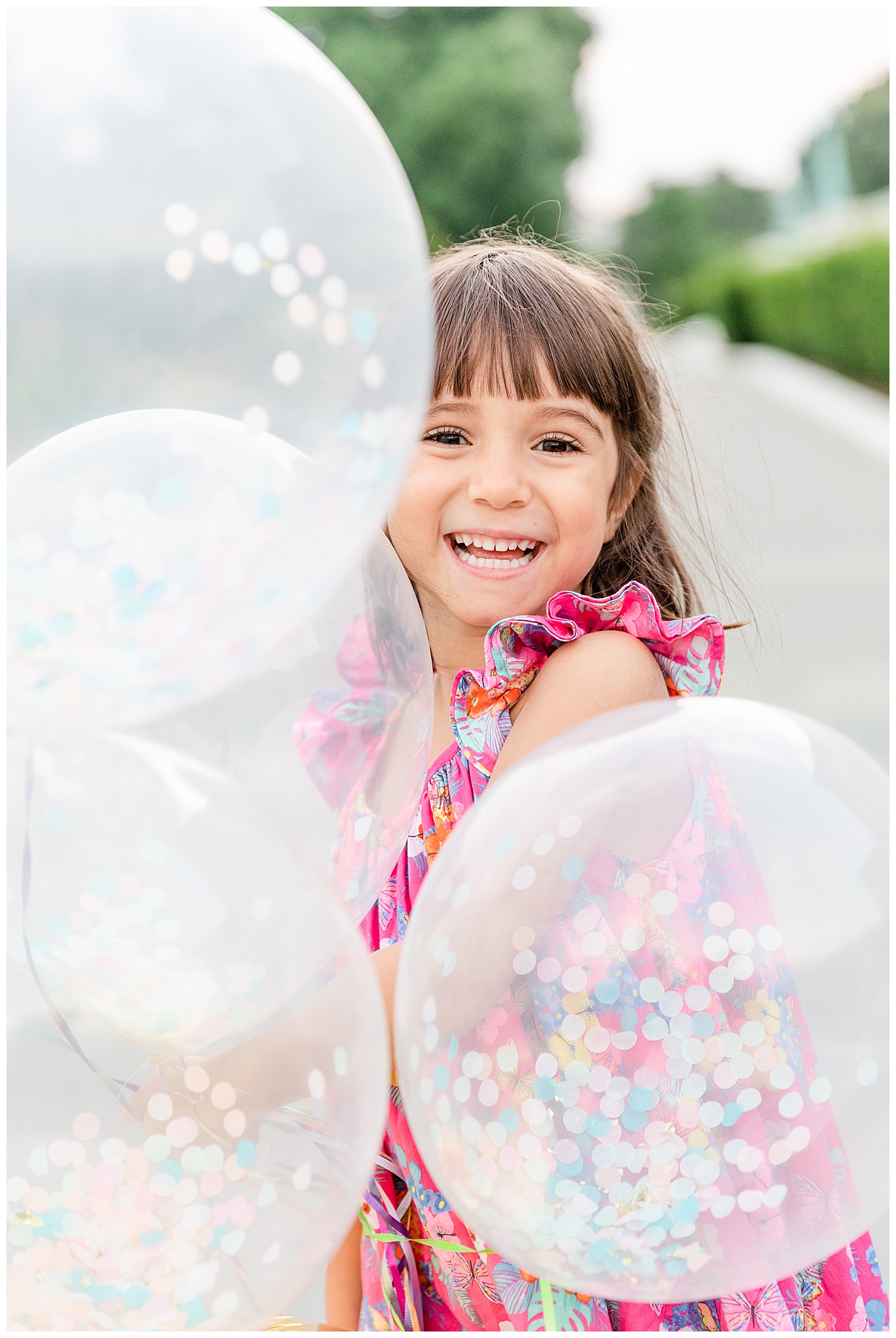 Balloons for Birthday Session with Photographers Bethany and John Kofmehl
