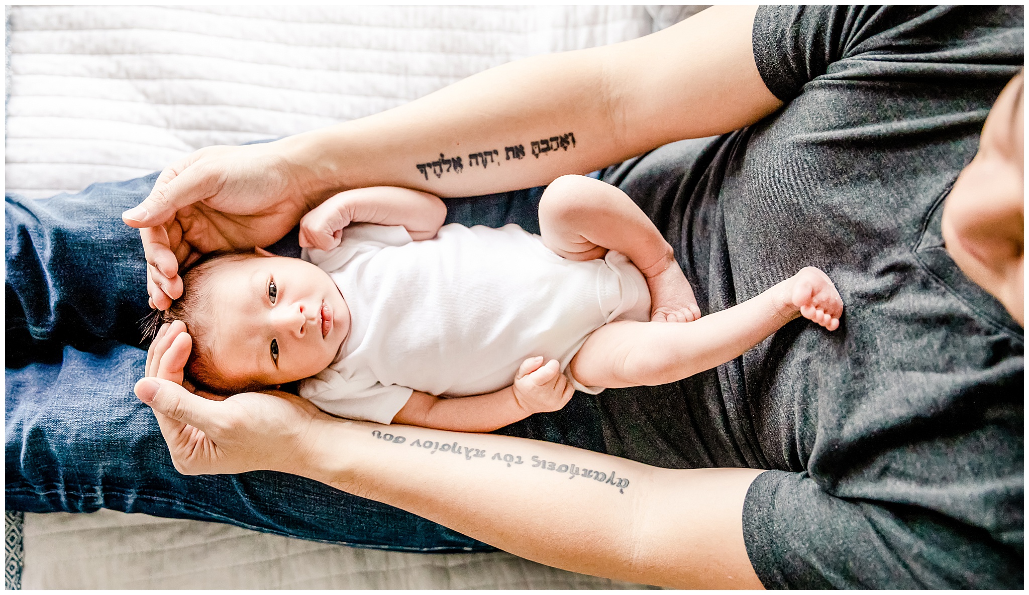 Tattoo and Newborn Photos by DC Photographer Kofmehl Photography