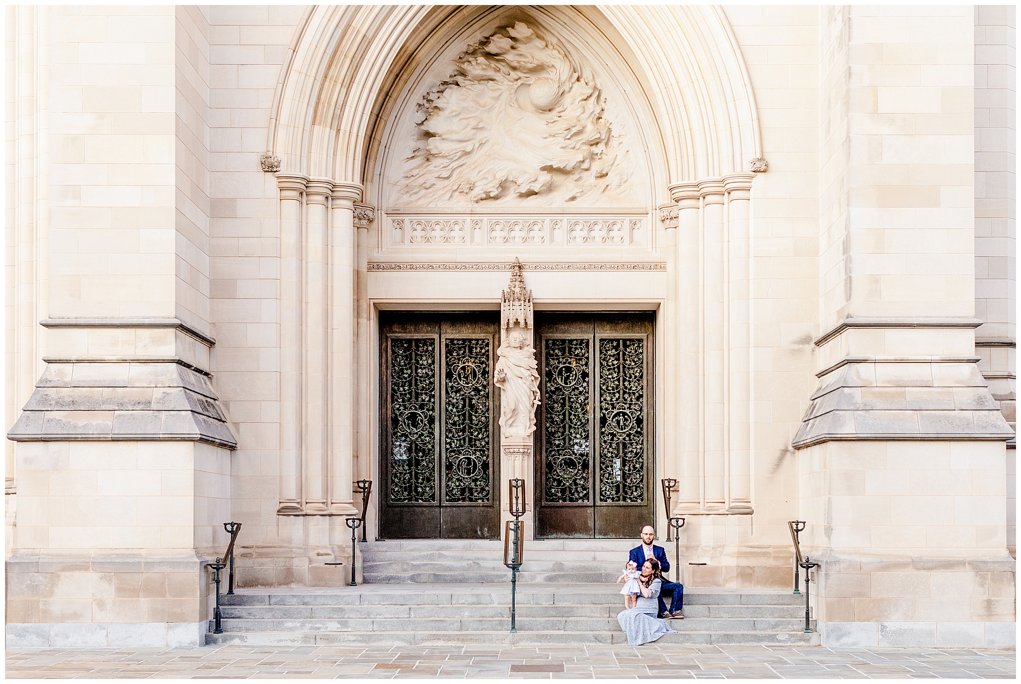 Family Photos at the National Cathedral in Washington, DC by Bethany Brasfield Kofmehl