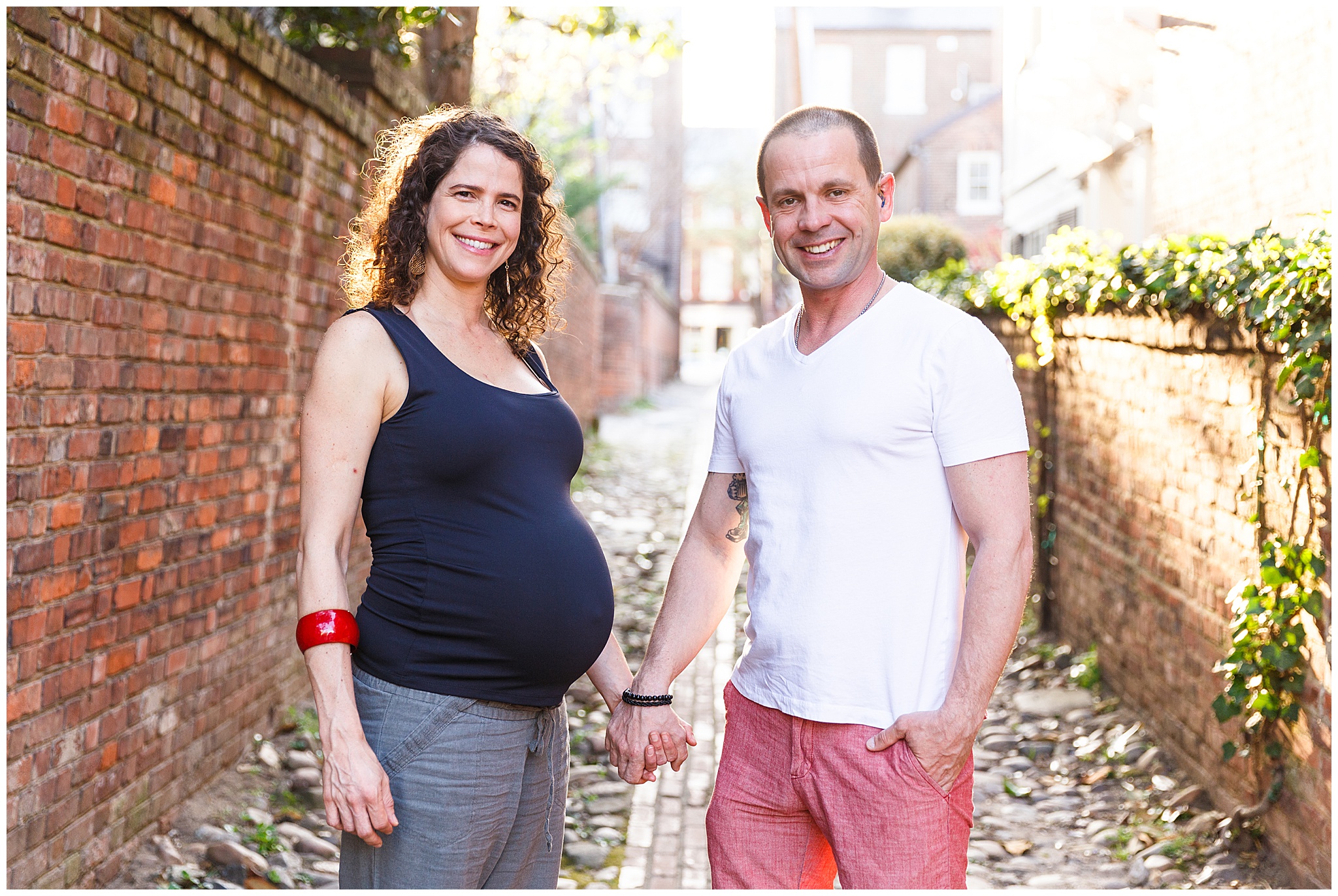 Old Town Alexandria Maternity Session by Kofmehl Photography