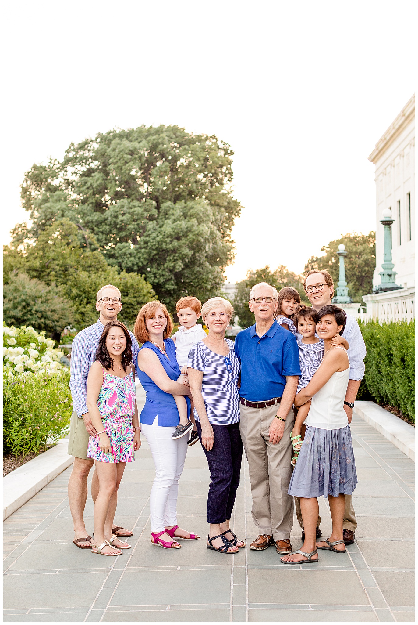 Large Family Portrait by Washington DC Based Kofmehl Photography