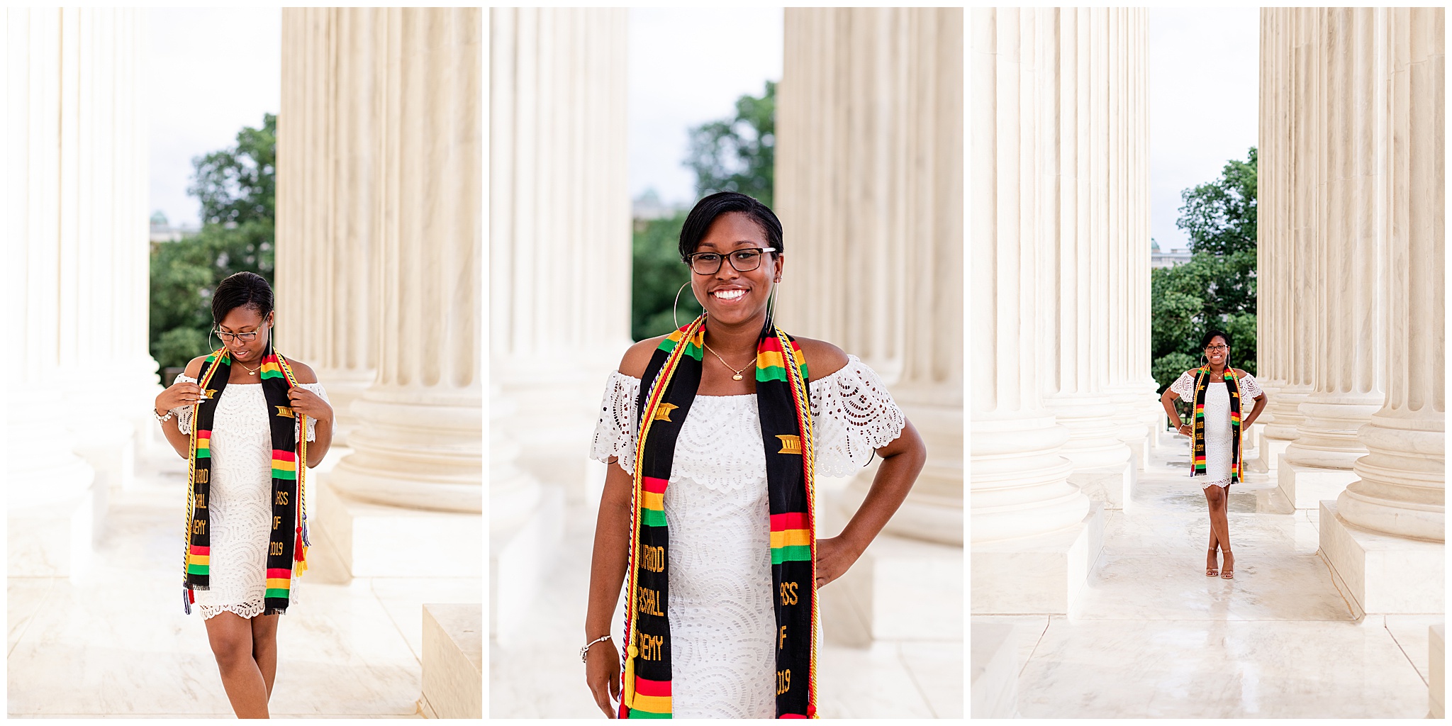 Senior Photos at the Supreme Court in Washington, DC, by Kofmehl Photography
