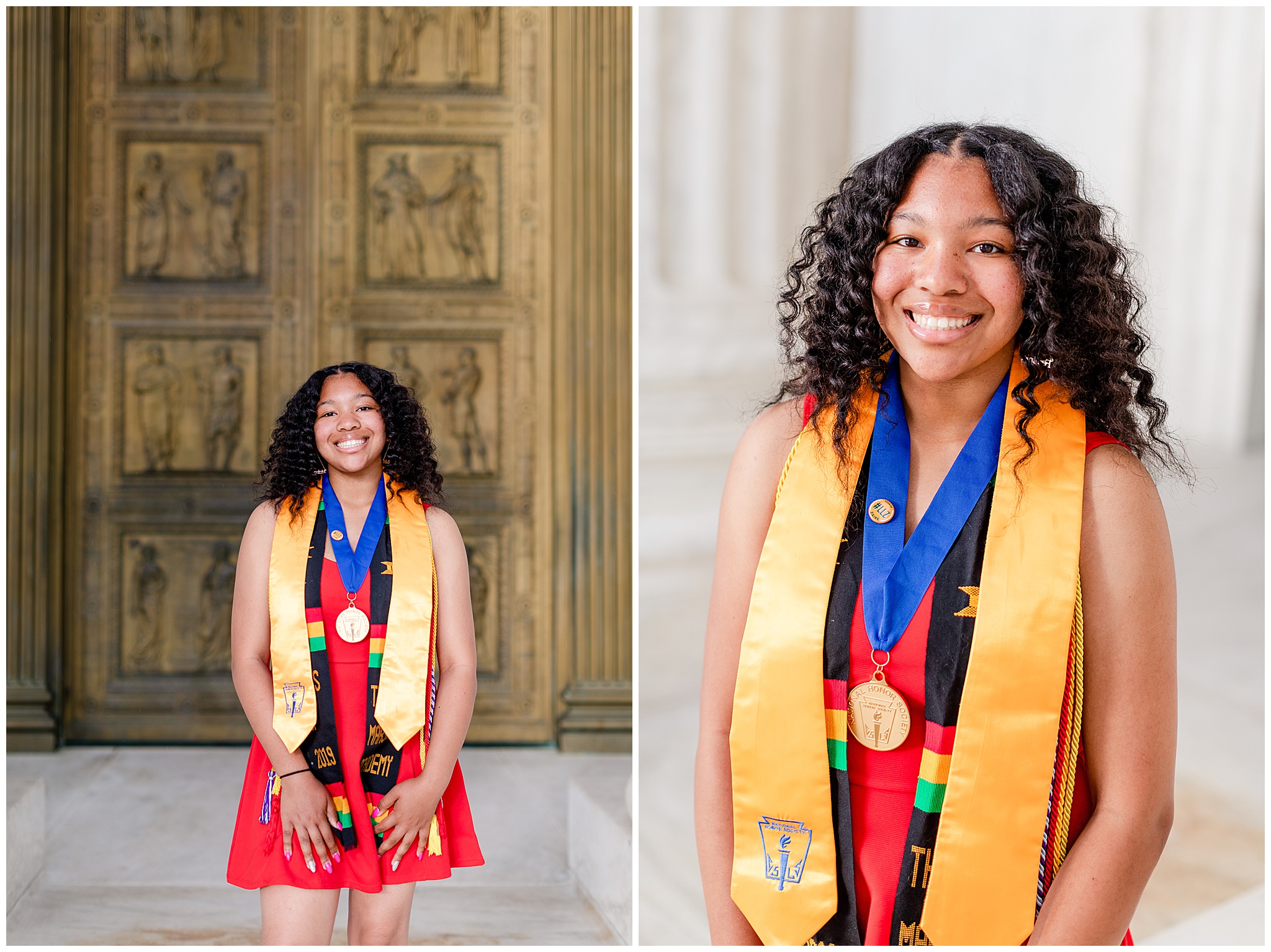 Senior Photos at the Supreme Court in Washington, DC, by Kofmehl Photography